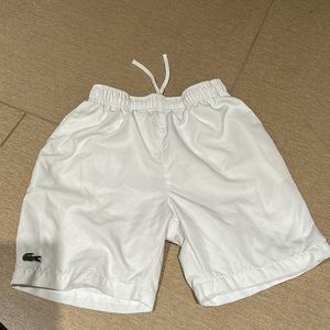Lacoste boys tennis shorts size 10